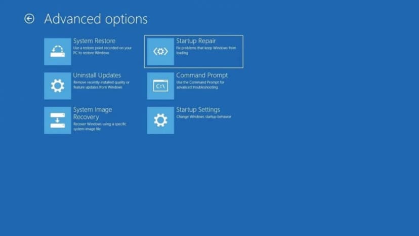 Windows fails to boot and stuck at startup repair options Windows fails to boot and stuck at startup repair options